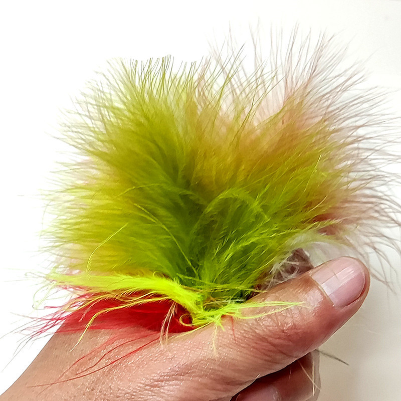 Fishing Lure Spoon - 50 plumas seleccionadas de pavo marabú