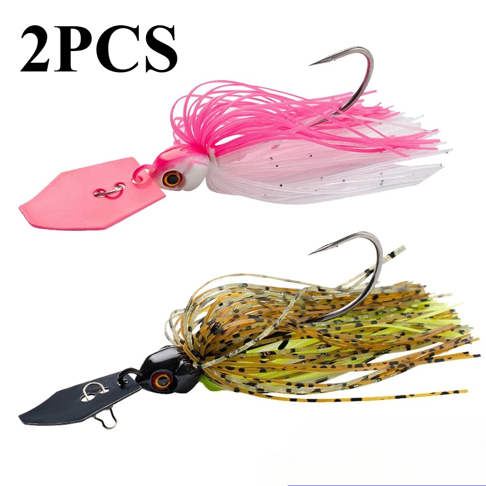 Fishing Lure Blade Bait - 2 señuelos giratorios de pesca de
