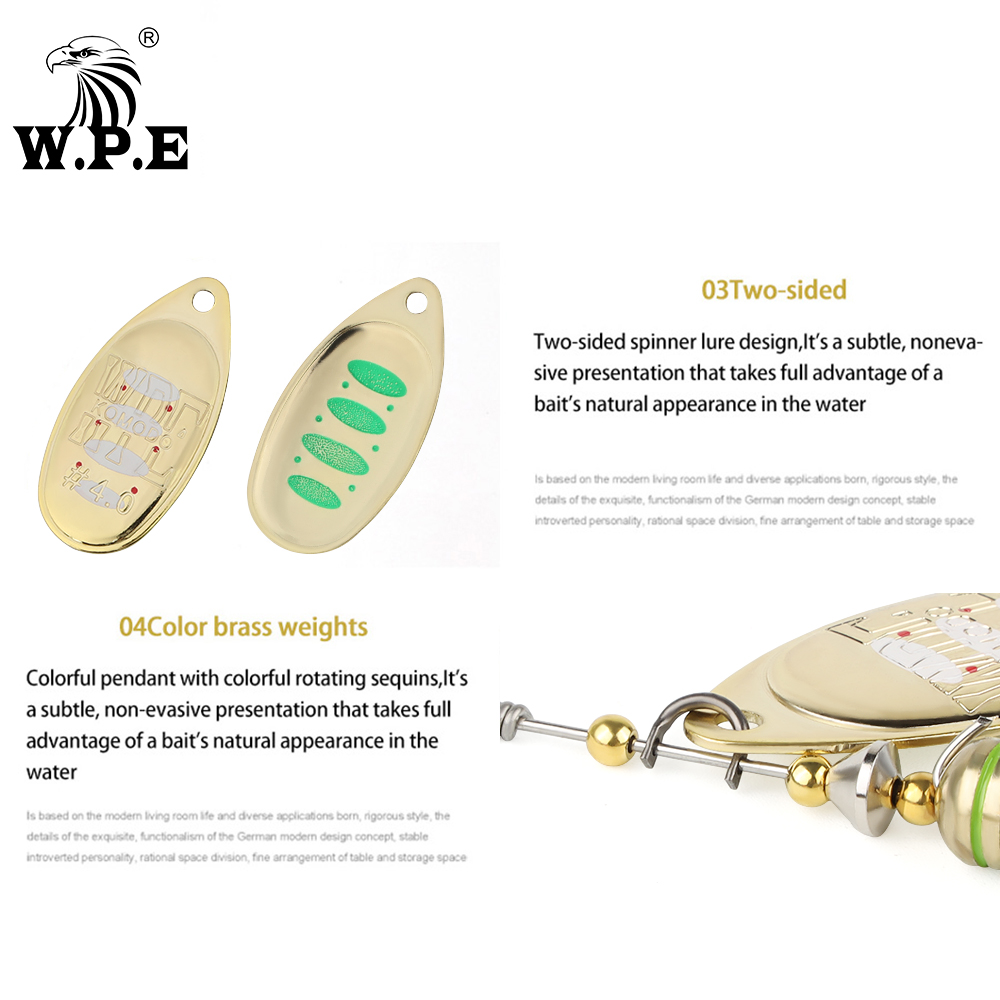 W.P.E-señuelo giratorio KOMODO - Fishing Lure Spinnerbait reseña y precio