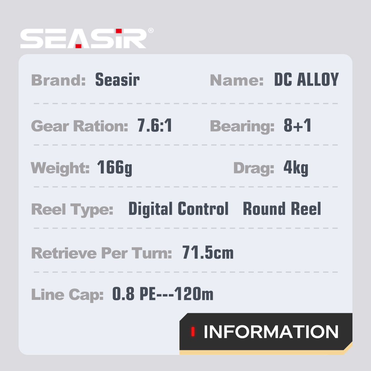 Carrete de pesca SEASIR DC de  - Abu Garcia Reel Max reseña y precio