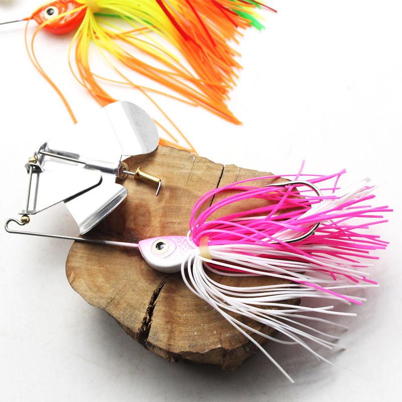 Señuelo de pesca sin espinas p - Fishing Lure Spinnerbait reseña y precio